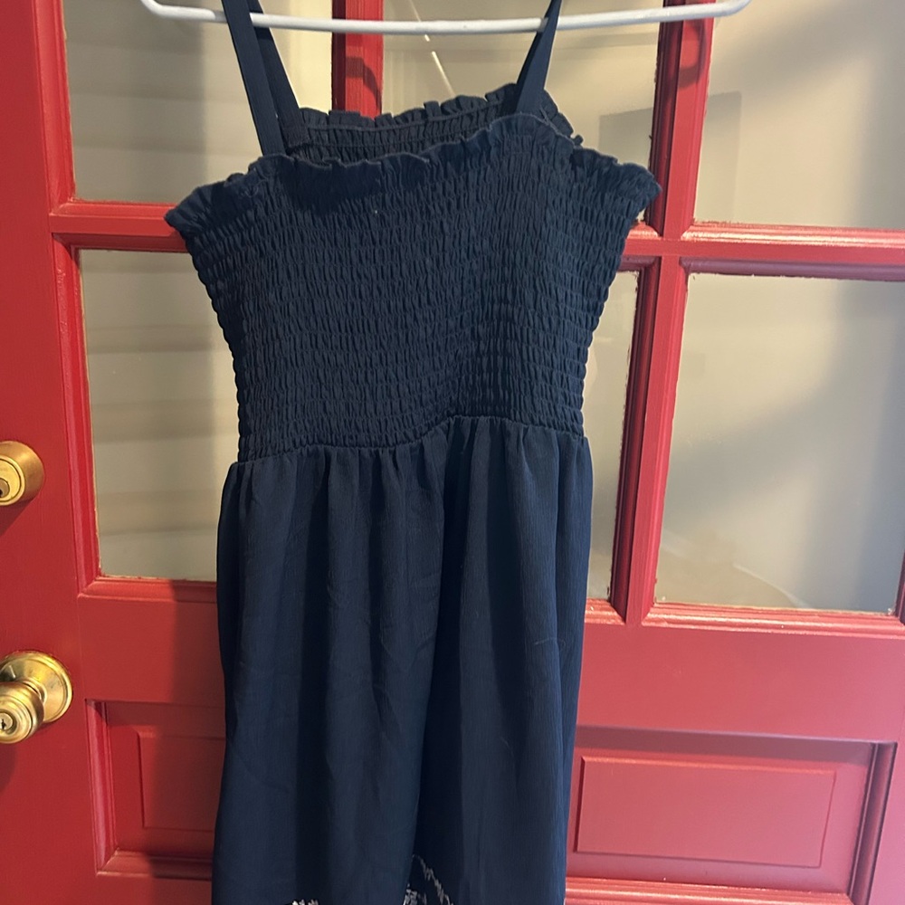 BCBGirls Navy Smocked Dress